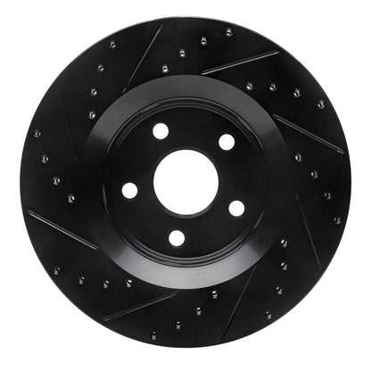 DFC D&S Brake Rotor (FRONT RIGHT): Dodge Durango (11-25) - Black Zinc