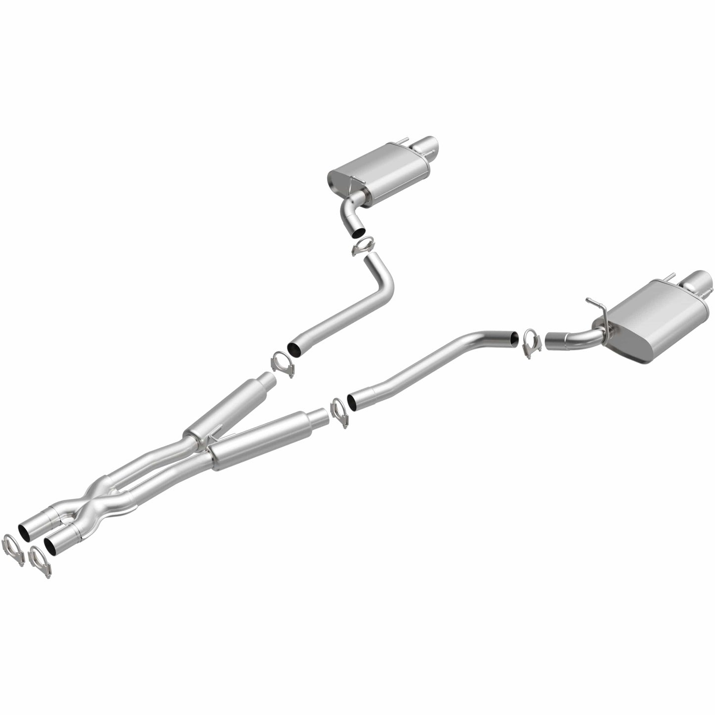 BRExhaust 2010-2014 Cadillac CTS Direct-Fit Replacement Exhaust System