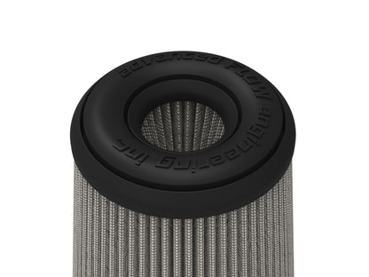 aFe MagnumFLOW Pro DRY S Air Filter 4in F x 6in B x 4in T (Inverted) x 7in H