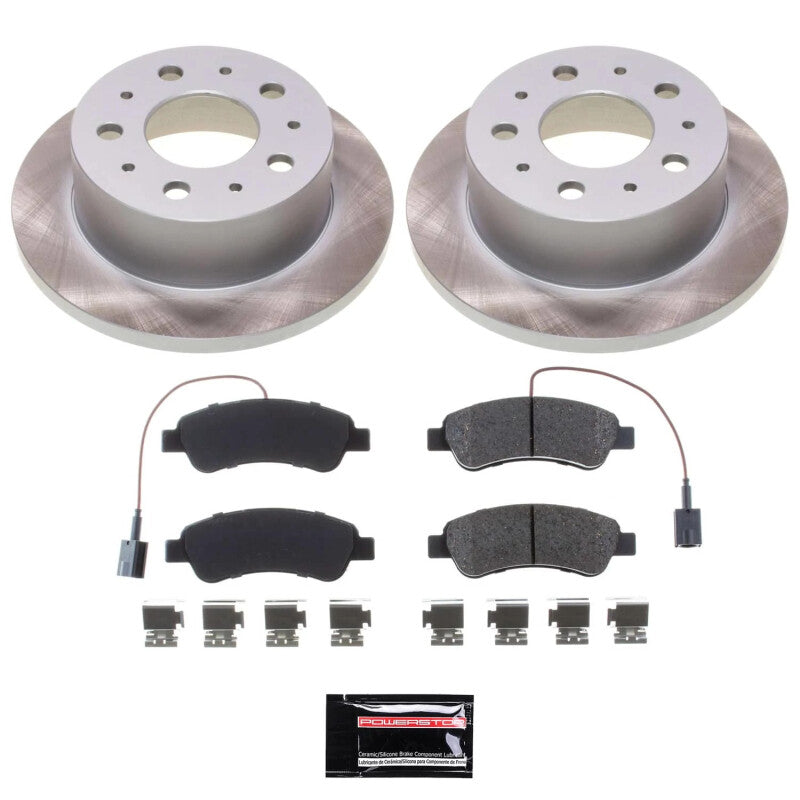 PowerStop 14-21 Ram ProMaster 3500 Rear Semi-Coated Rotor Kit (SC7310)