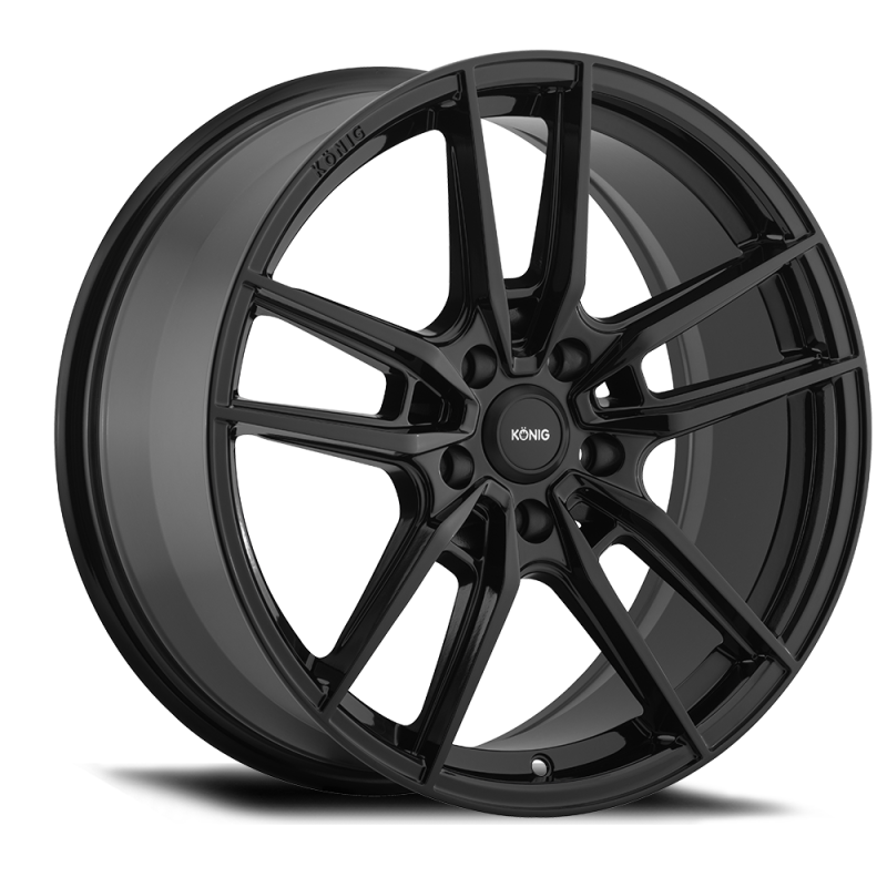 Konig Myth Gloss Black | 16x7.5" +43mm | 5x100mm Wheel