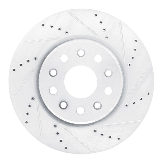 DFC D&S Brake Rotor (FRONT RIGHT): Jeep Grand Cherokee (22-25) - Silver