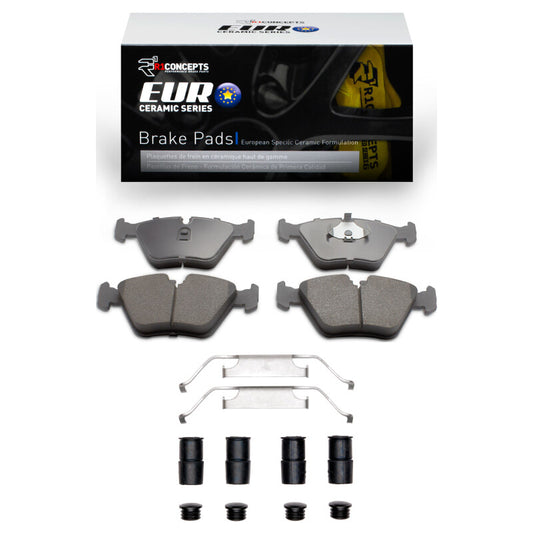 R1 Concepts EURO Ceramic Brake Pads & Hardware Kit | BMW M3 (87-05)