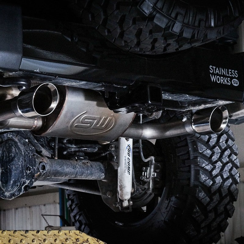 Stainless Works Catback Exhaust | Jeep Wrangler (12-17) (JPJKUCB)