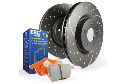 EBC S8KR1139 Disc Brake Kit Rear S8 Kits Orangestuff & GD Rotor For Tahoe