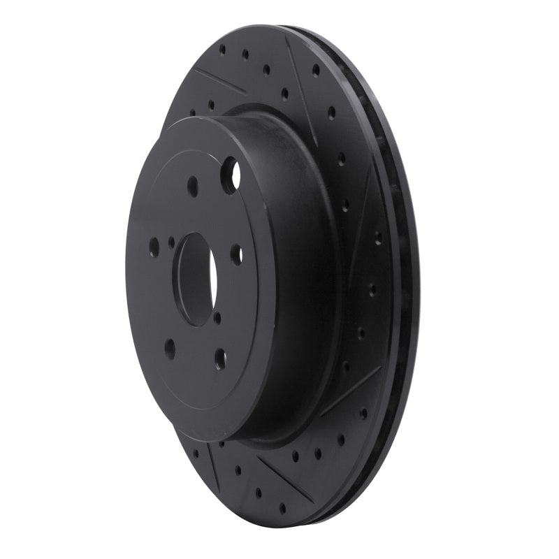 R1 Concepts D&S Rear Drilled & Slotted Rotor | Subaru Impreza WRX (07-21) (ECB-13022R)