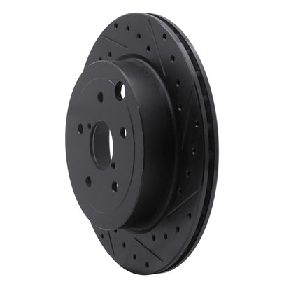 R1 Concepts D&S Rear Drilled & Slotted Rotor | Subaru Impreza WRX (07-21) (ECB-13022R)
