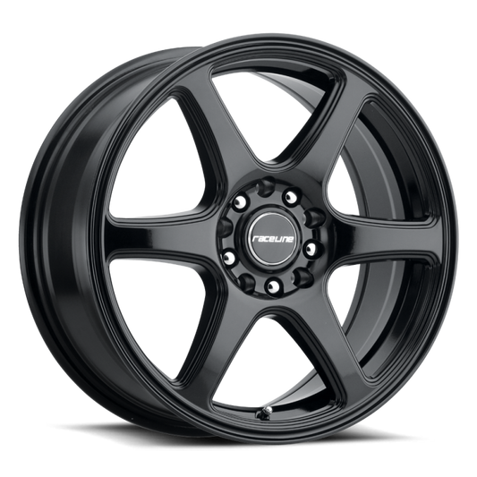 Raceline 146 Matrix Gloss Black | 17x7.5" +40mm | 5x100/5x114.3mm Wheel