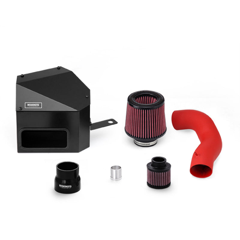 Mishimoto MMAI-MK7-15WRD 15-16 VW Golf/GTI 1.8/2.0L Air Intake Kit Wrinkle Red