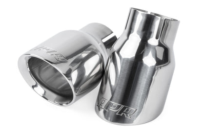 APR 3.5in Slash-Cut Tips | Polished Silver Set of 2 (TPK0006)