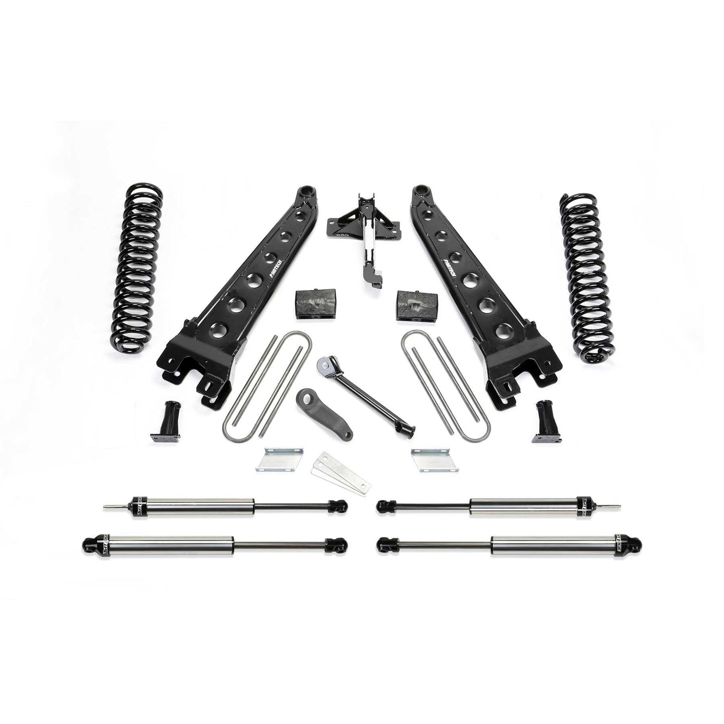 Fabtech 4" Radius Arm System w/ Coils & DLSS Shocks | Ford F250/F350 4WD Gas (17-21) (K2253DL)