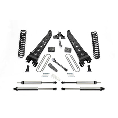 Fabtech 4" Radius Arm System w/ Coils & Dual Load Sensing Shocks | Ford F250/F350 4WD Diesel (17-21) (K2215DL)