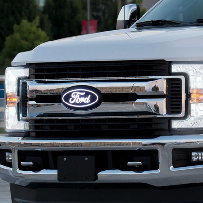Putco 17-19 Ford SuperDuty Front Luminix Ford LED Emblem - w/ Camera CutOut