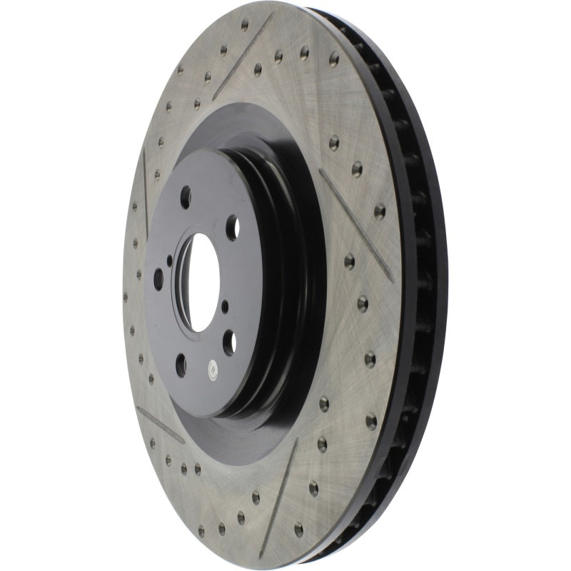 StopTech 13-18 fits Lexus GS350 Slotted & Drilled Front Right Rotor 127.44205R