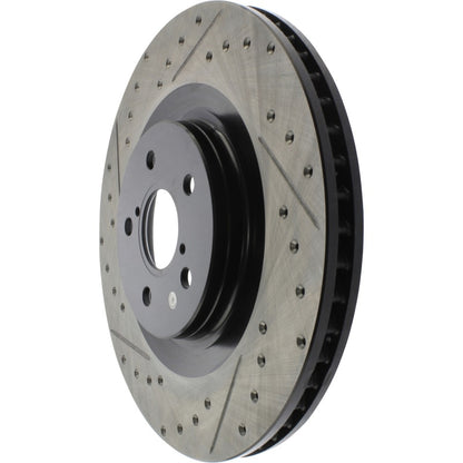 StopTech 13-18 fits Lexus GS350 Slotted & Drilled Front Right Rotor 127.44205R
