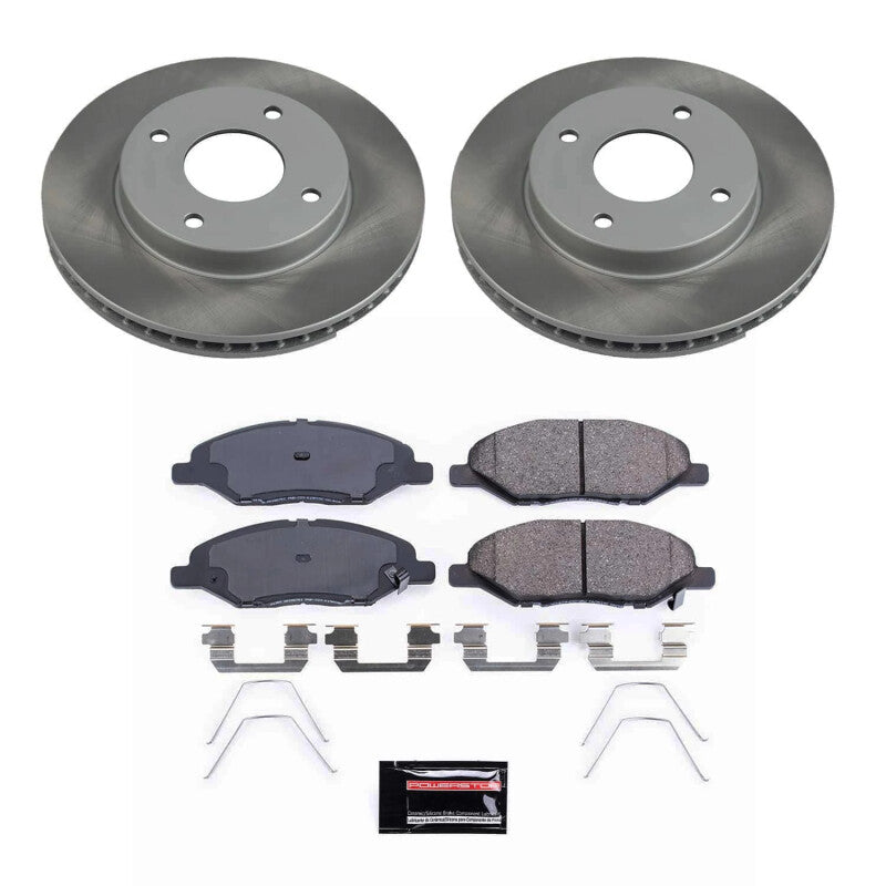 PowerStop Rotor Kit | 2009–2011 Nissan Versa (SC5862)
