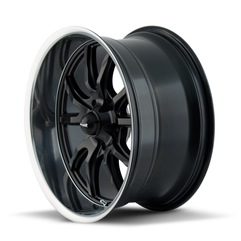 (set of 4) Ridler Wheels 650 Matte Black Polished | 18x8" +0mm | 5x120.65mm Wheels