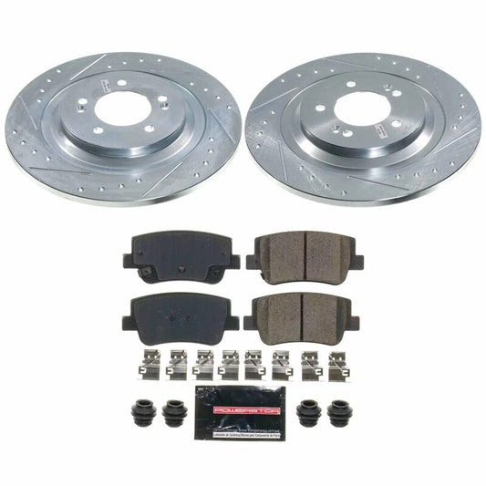 PowerStop Rear Z23 Evolution Brake Kit | Hyundai Sonata (2023) (K9245)