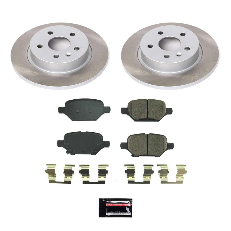 PowerStop 18-22 Chevrolet Trax Rear Semi-Coated Rotor Kit (SC8488)