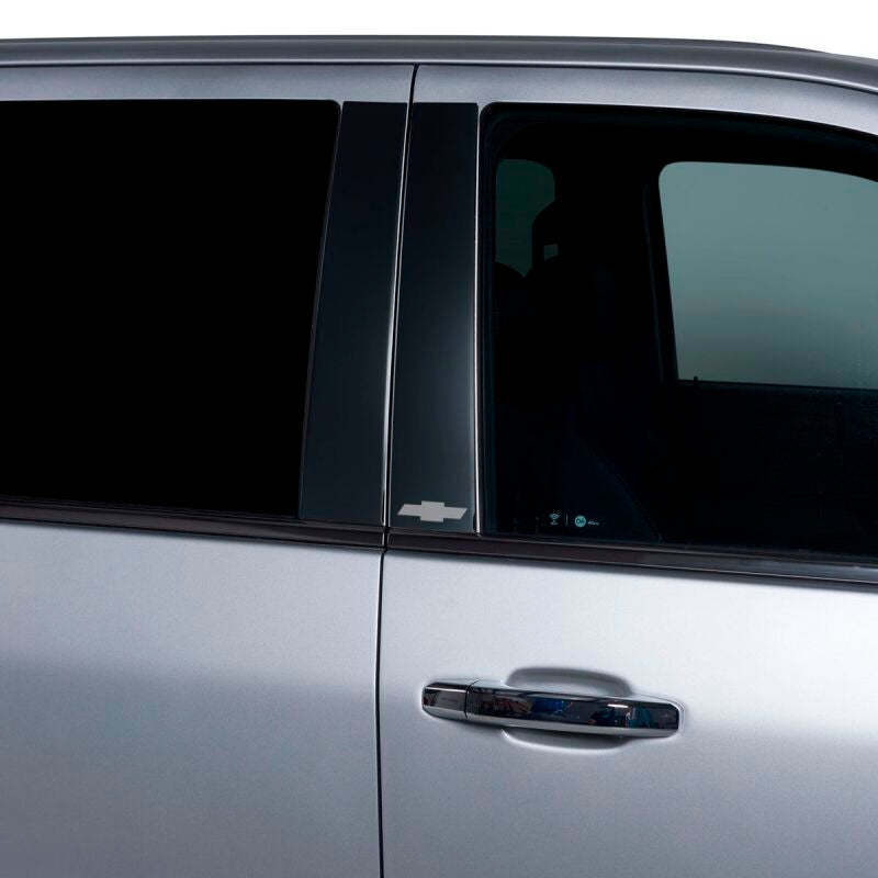 Putco 2020 Chevy Silverado HD Pillar Posts | Bow Tie Etching Black Platinum (402671BPGM-1)