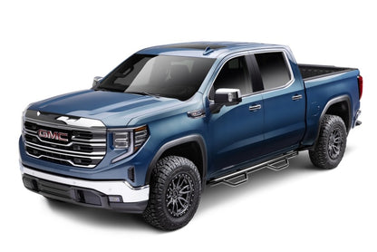 N-Fab Nerf Step 2019 Chevy/GMC 1500 Crew Cab - Cab Length Gloss - Black - 3in