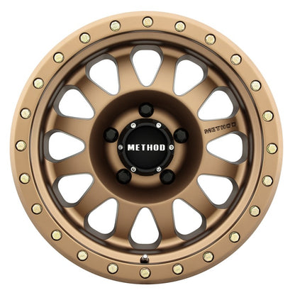 Method MR304 Double Standard Bronze | 17x8.5" +0mm | 5x5mm Wheel