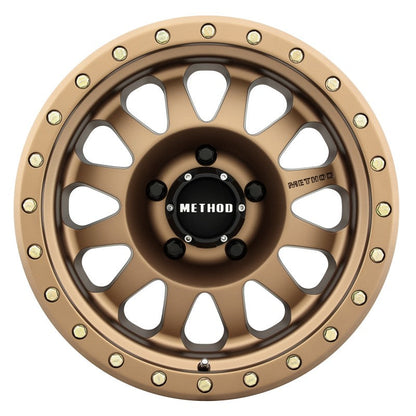 (set of 4) Method MR304 Double Standard Bronze | 15x8" -24mm | 5x4.5in Wheel