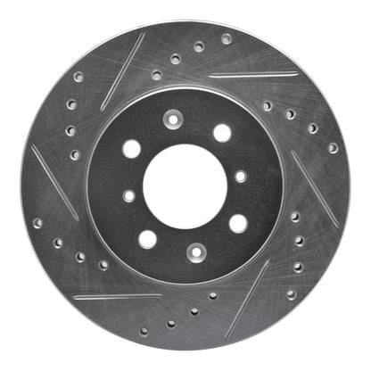 R1 90-17 Acura EL F&R Drilled & Slotted Silver Brake Rotor (631-59016L)