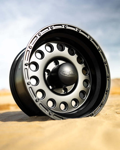 Raceline 887 Rock Crusher Satin Black | 15x10" -47mm | 5x114.3mm Wheel