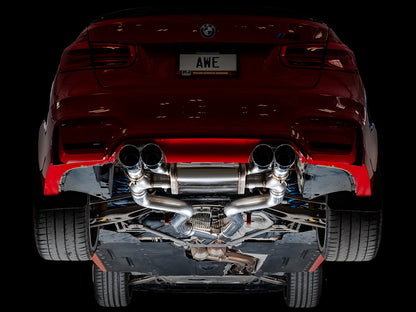 AWE Tuning AWE SwitchPath Catback Exhaust for BMW F8X M3/M4 - Diamond Black - 3025-43074