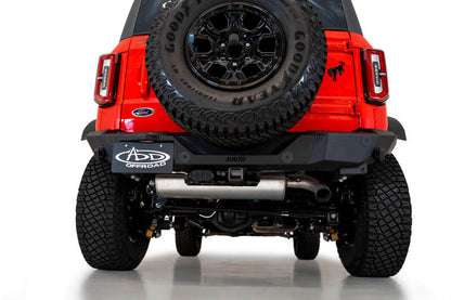 Addictive Desert Designs 2021+ Ford Bronco Rock Fighter Rear Bumper - Hammer Black