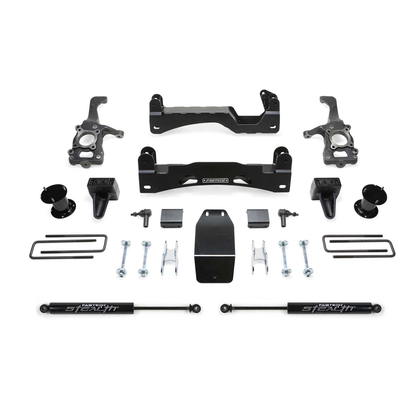 Fabtech 6" Basic Suspension System w/ Stealth | Ford F150 4WD (15-20) (K2194M)