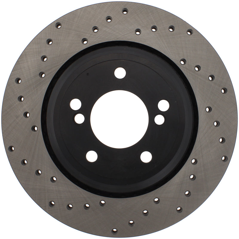 StopTech 128.34054R Sport Cross-Drilled Disc Brake Rotor for 00-06 M3 M5