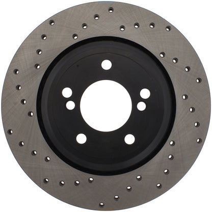 StopTech 128.34054R Sport Cross-Drilled Disc Brake Rotor for 00-06 M3 M5