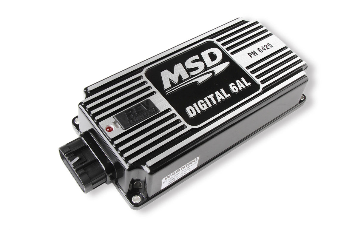 MSD 64253 Black, 6AL, Digital Ignition w/Rev Control - Black