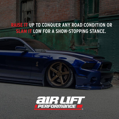 Air Lift Performance 2005-2014 Ford Mustang (S197) Rear Kit (3/8 Fittings Not Included)