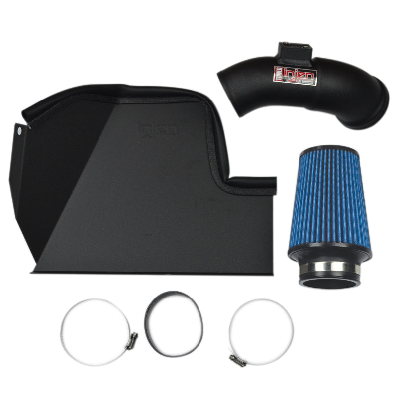 Injen Wrinkle Black Cold Air Intake | BMW 3 Series (11-19) / 4 Series (13-21) / 2 Series (13-21) / 4 Series Gran Coupe (14-21) / G22/G23 (20-24) (SP1129WB)