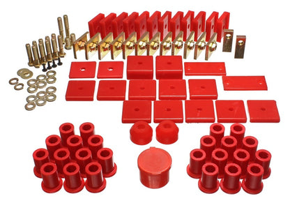 Energy Suspension 8.18105R Hyper-Flex Bushing Kit For 64-78 Toyota Land Cruiser