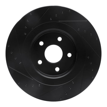 DFC D&S Black Brake Rotor (FRONT RIGHT): Jeep Grand Cherokee (06-10)