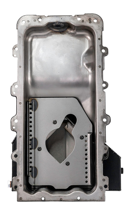 Moroso Ford 4.6/5.4L (w/Rear Sump) Road Race Baffled Wet Sump 8qt 6.5in Steel Oil Pan