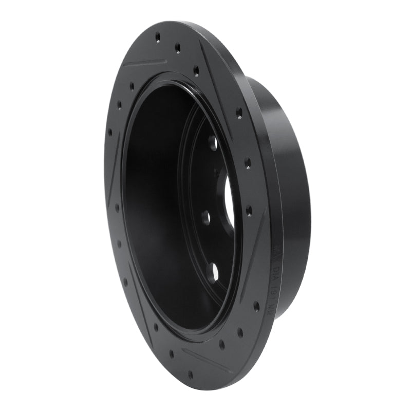R1 Concepts WRX Rear Left Drilled & Slotted Rotor | Subaru WRX (14-21) (ECB-13024L)