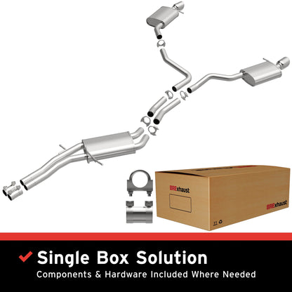 BRExhaust 2012-2015 Audi Direct-Fit Replacement Exhaust System
