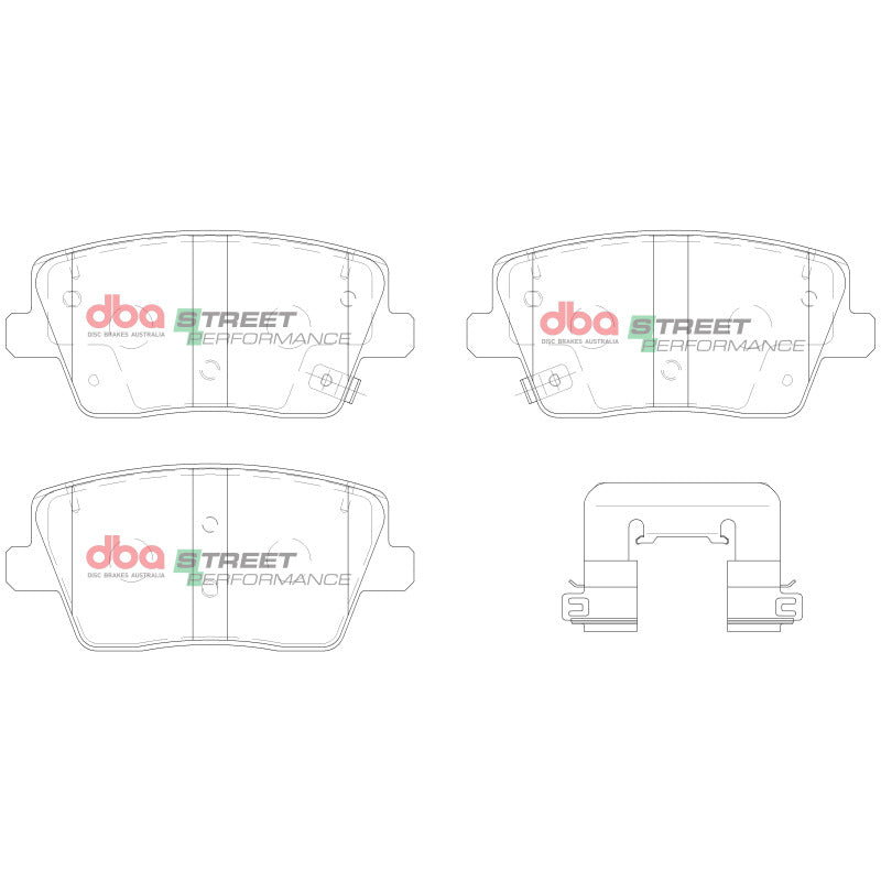 DBA Rear Street Performance Brake Pads | Hyundai Veloster/Veloster N (22-23) (DB15013SP)