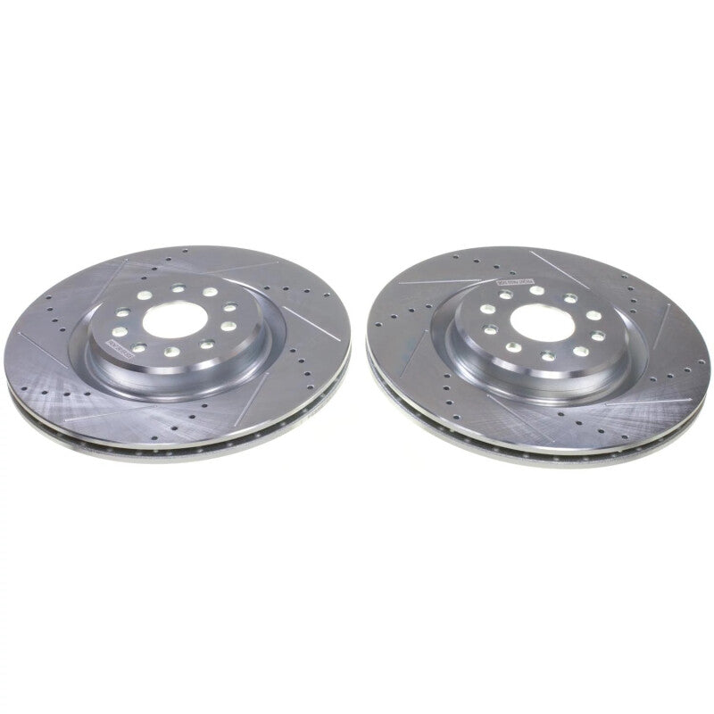 PowerStop 22-24 Jeep Grand Cherokee (Brake Code BR8) Front Drilled & Slotted Rotor - Pair (AR83116XPR)