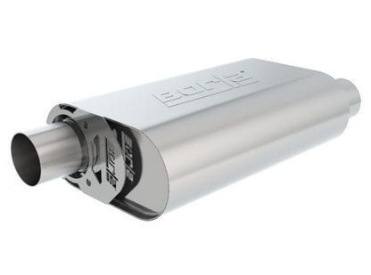 Borla CrateMuffler 2.5in Offset/Offset Oval | BBC 396 (400853)