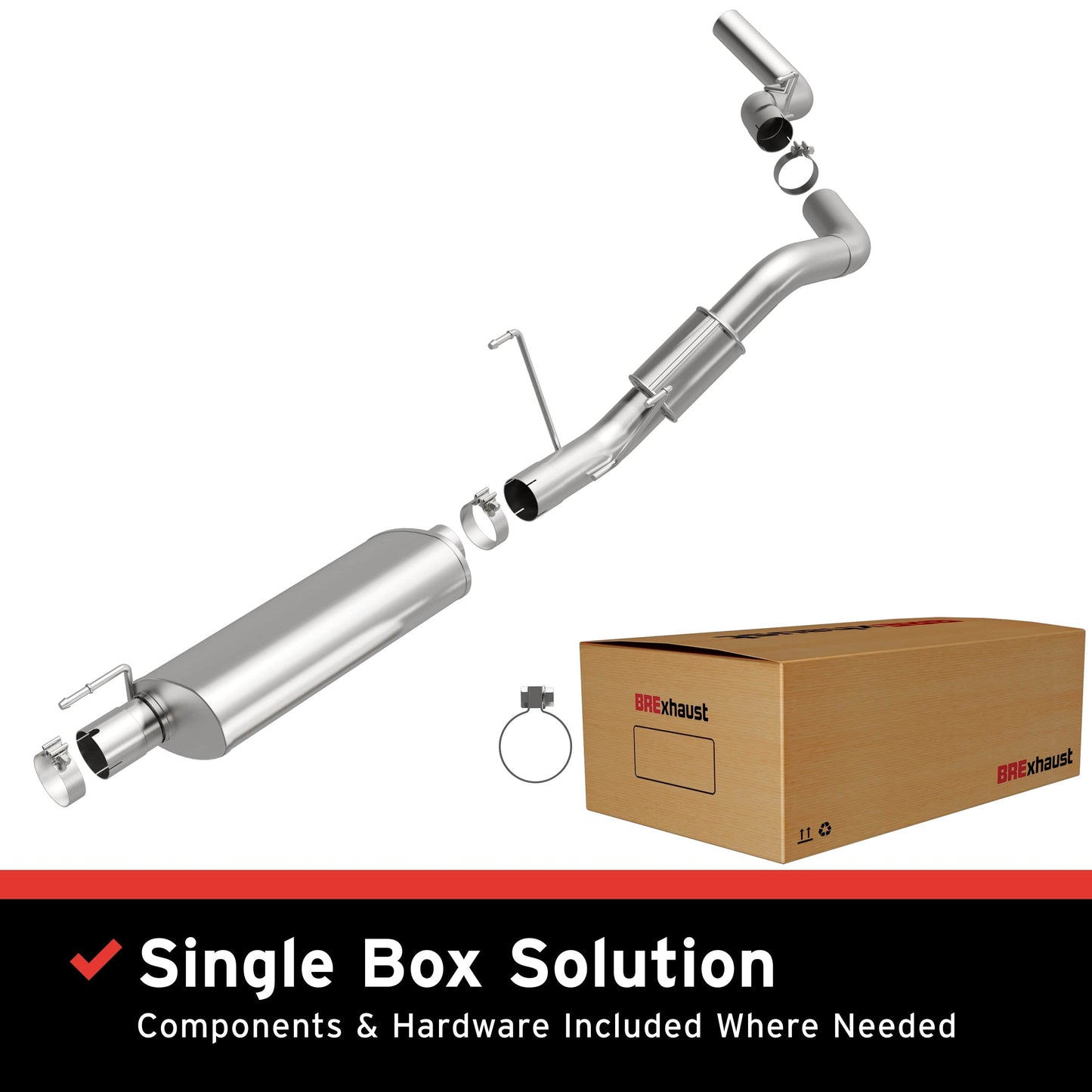 BRExhaust 2014-2023 Ram Direct-Fit Replacement Exhaust System