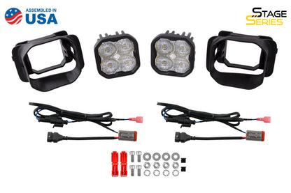 Diode Dynamics SS3 Pro Type F2 Kit ABL - Yellow SAE Fog