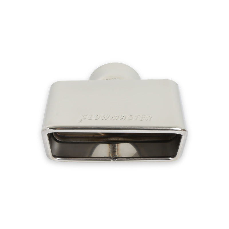 Flowmaster SS Tip 2.5in Rectangle For C3 Corvette (N/A) (15354)