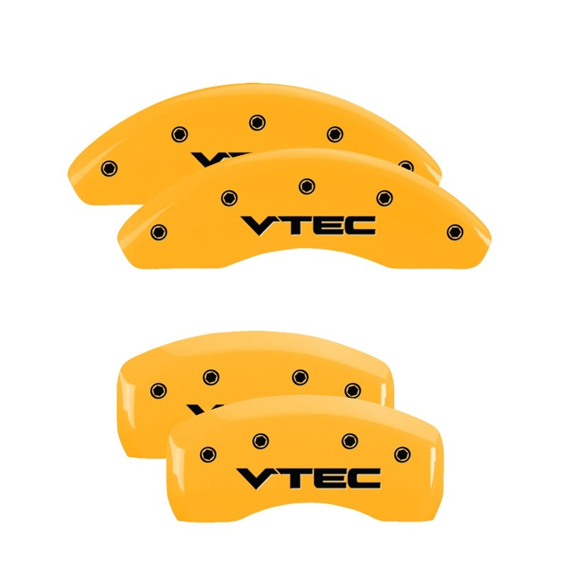 MGP 4 Caliper Covers F&R Vtech Yellow Finish | Honda S2000 (00-09) (20194SVTCYL)