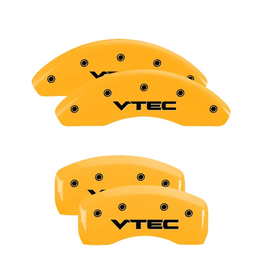 MGP 4 Caliper Covers F&R Vtech Yellow Finish | Honda S2000 (00-09) (20194SVTCYL)